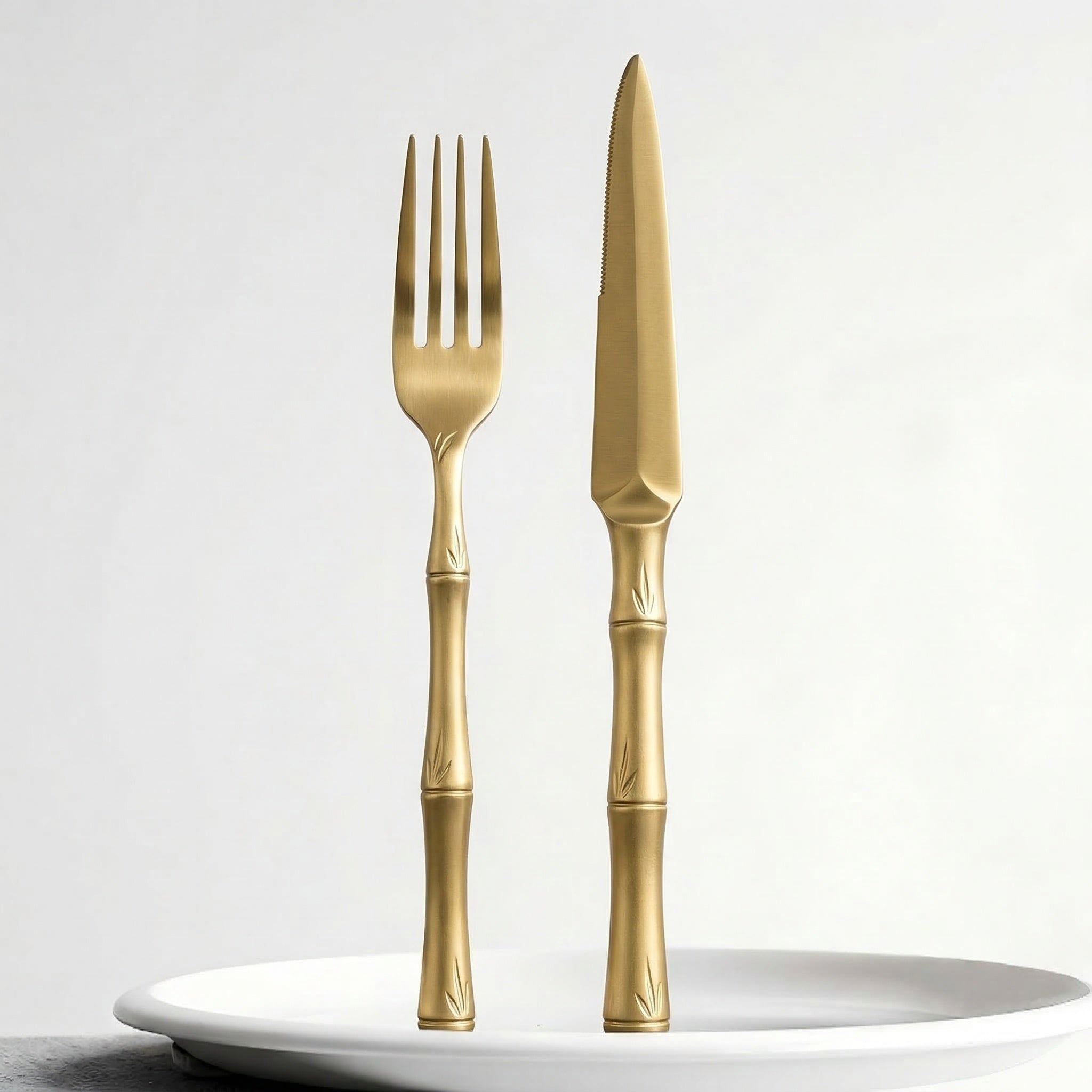 Bamboo Stainless steel cutlery- vivid design