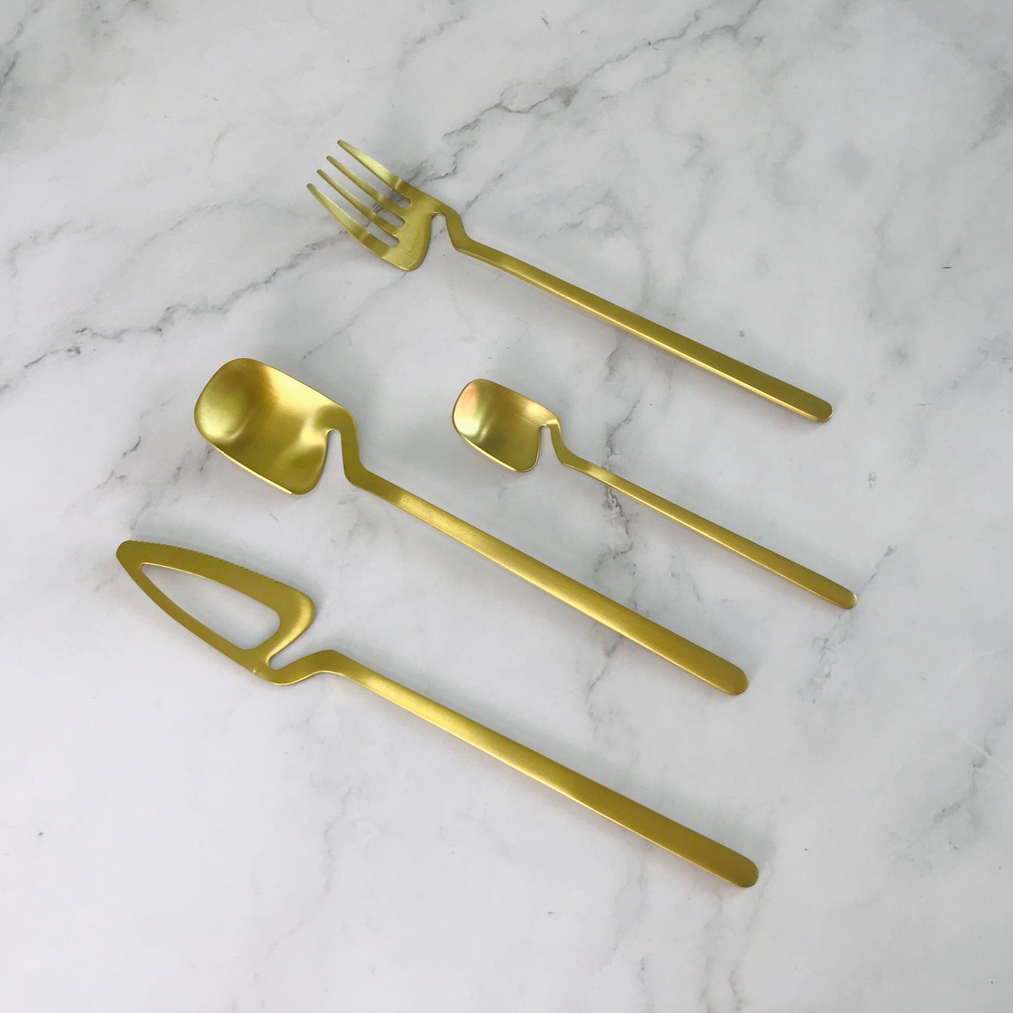 Future type Flatware matte polish