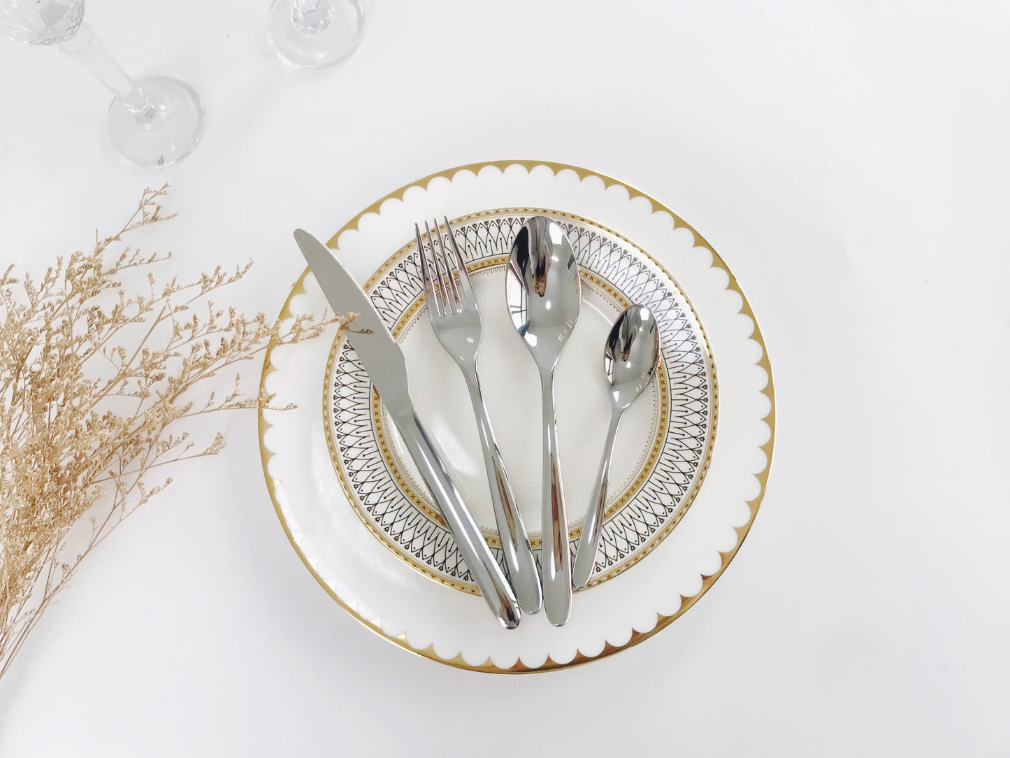 18/8 SUYA silver flatware set