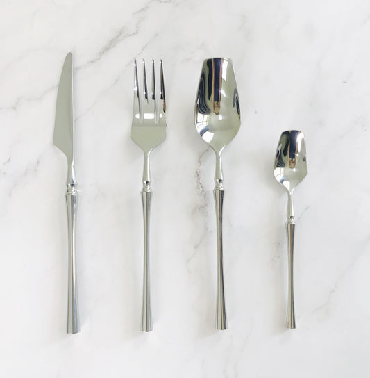 Food-grade cutlery with slim waist design