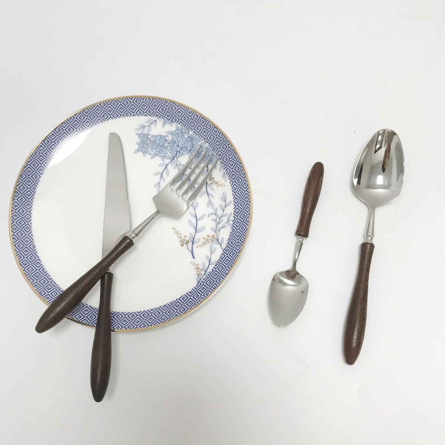 Vintage Flatware with wood handle