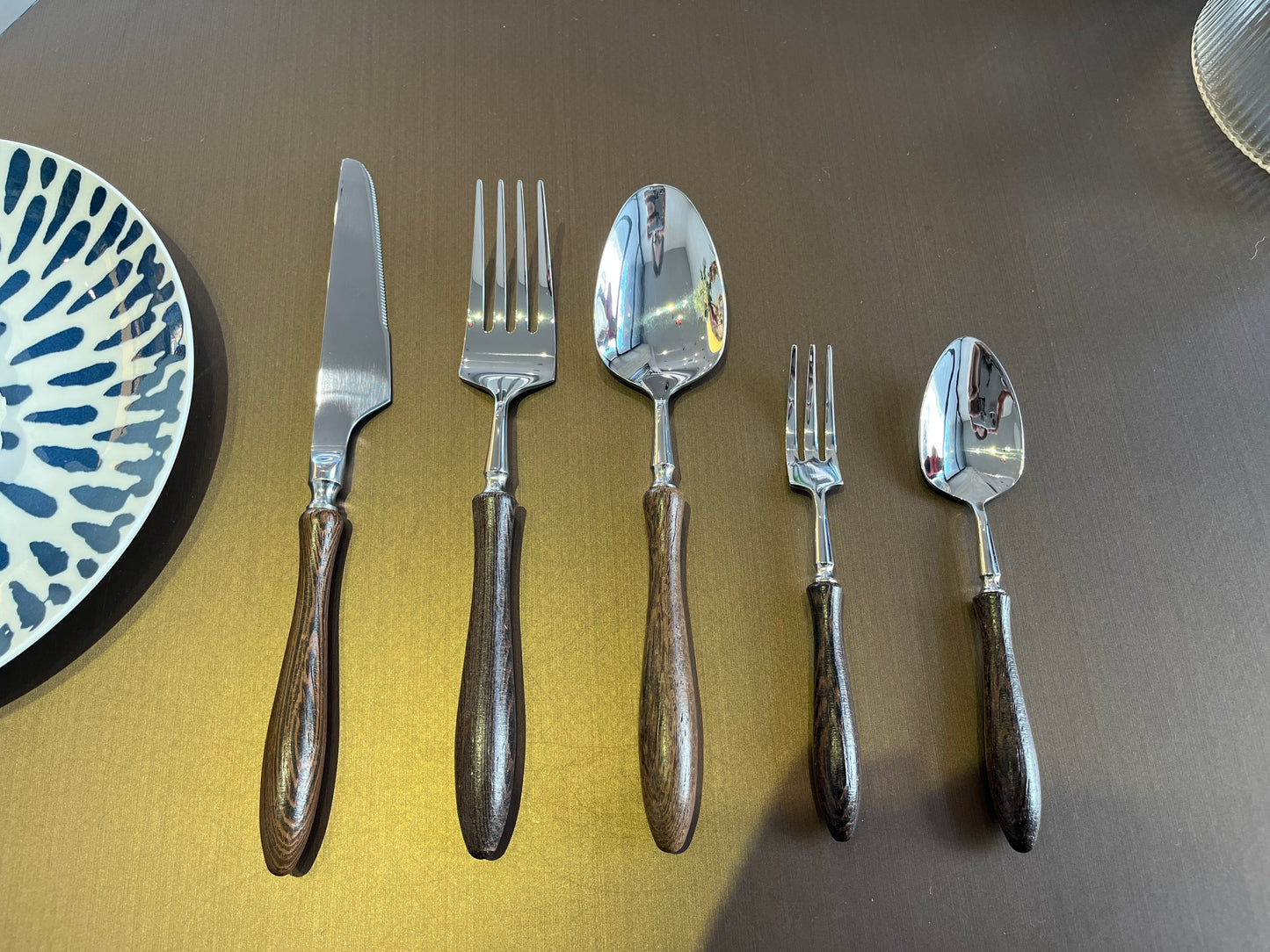 Vintage Flatware with wood handle