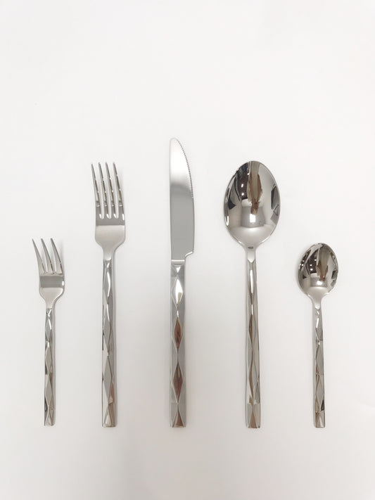 Exquisite high-grade Flatware with rhombus handles