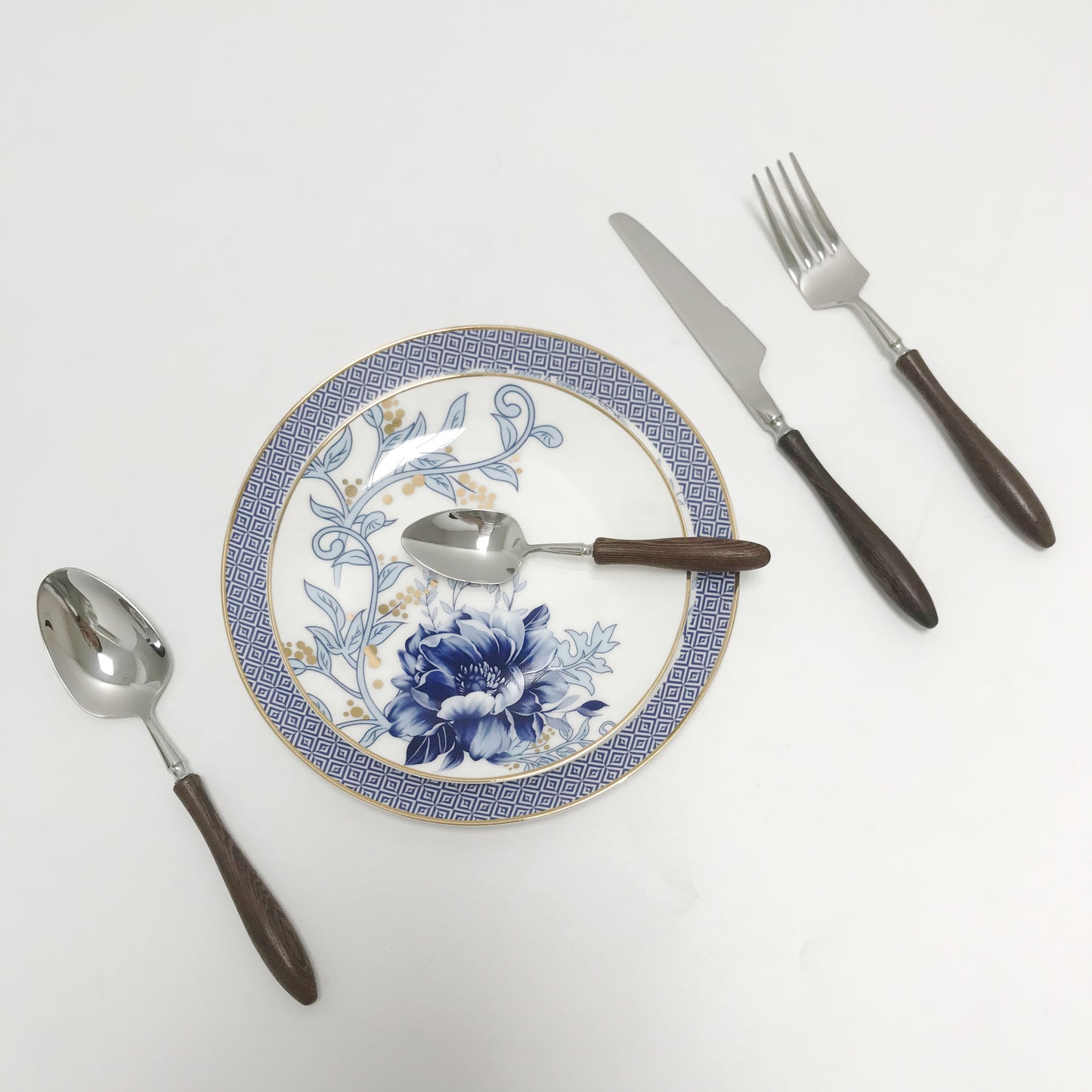 Vintage Flatware with wood handle