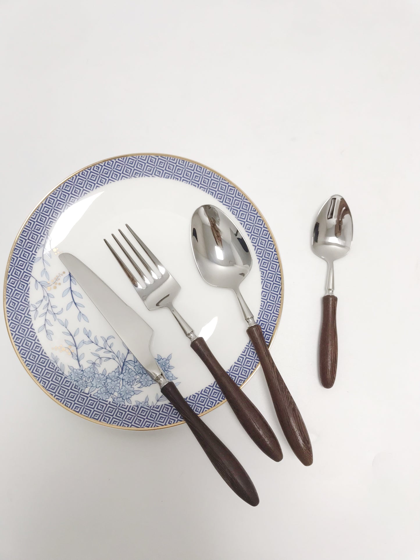 Vintage Flatware with wood handle