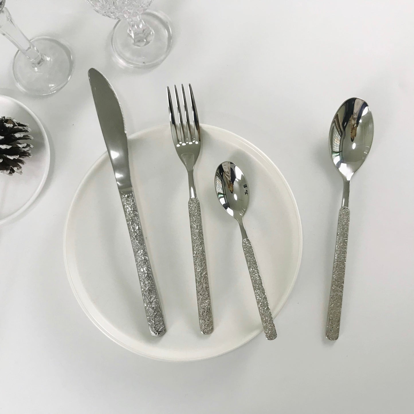 18/8   Flatware with beautiful texture