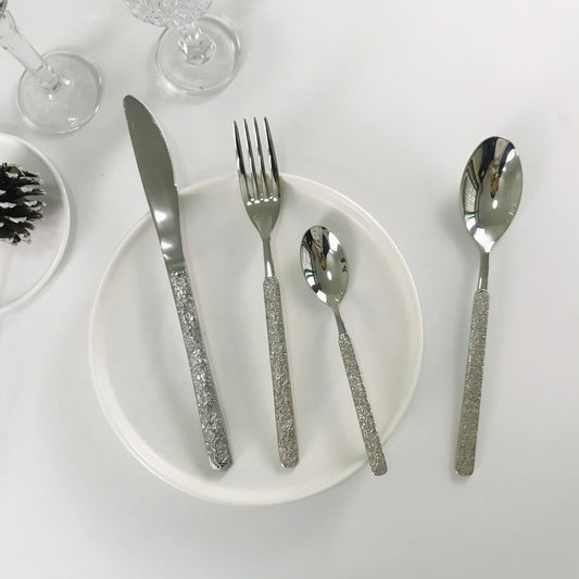 18/8   Flatware with beautiful texture