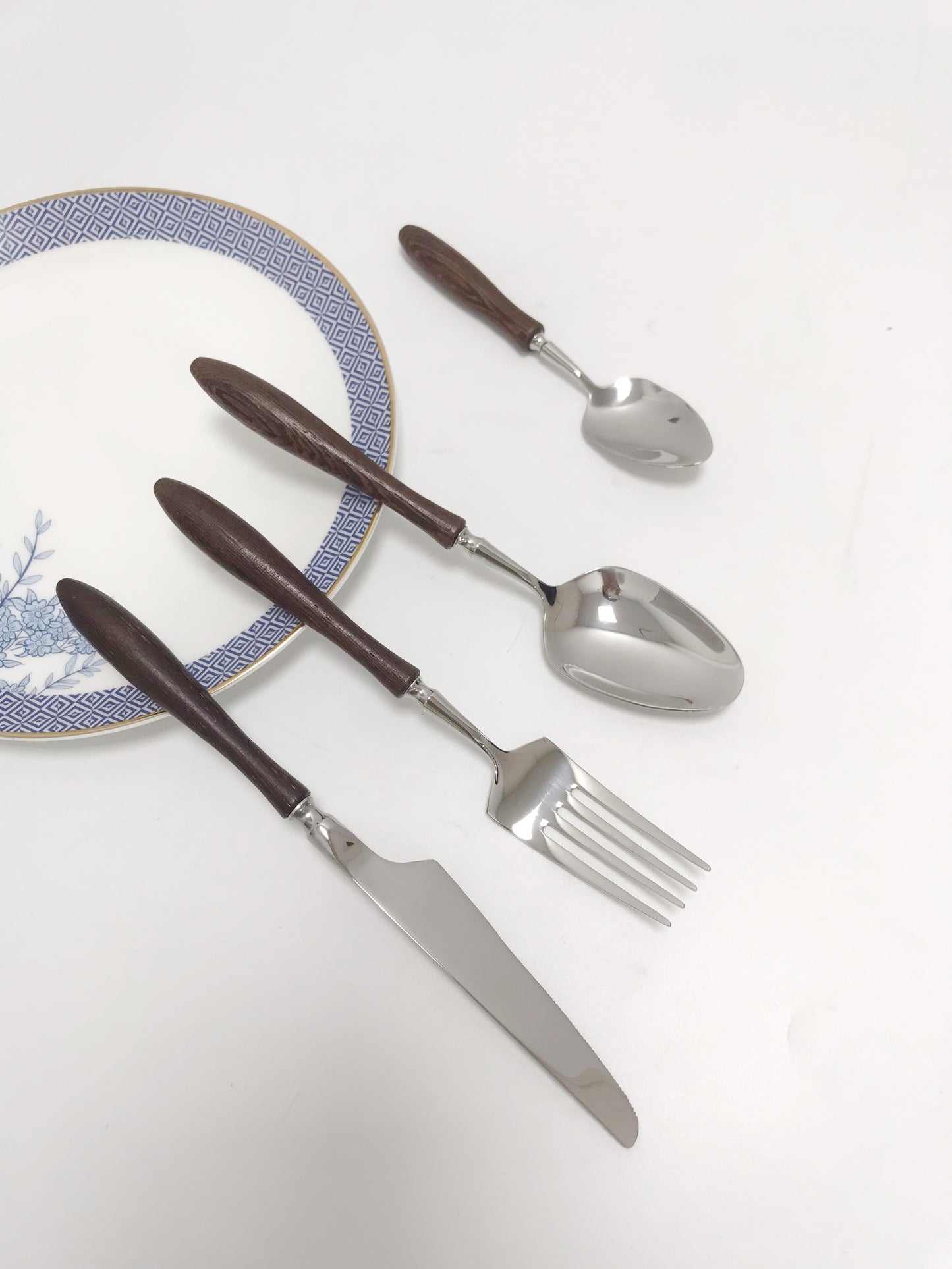 Vintage Flatware with wood handle