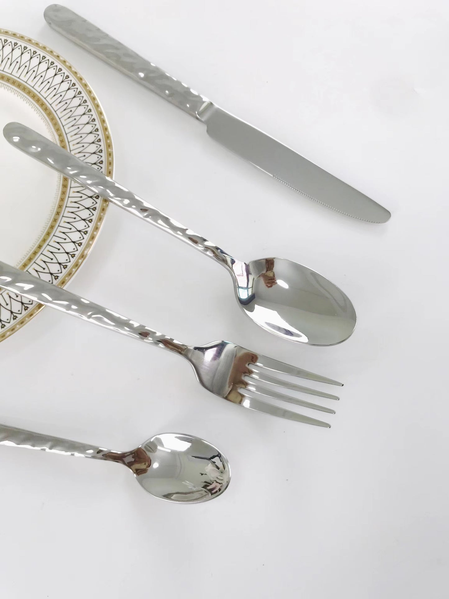 18/10 Mirror polish silver cutlery set