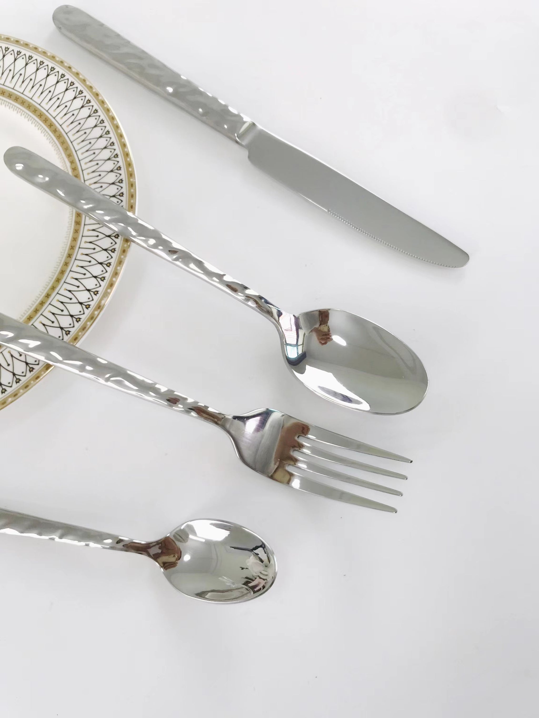 18/10 Mirror polish silver cutlery set