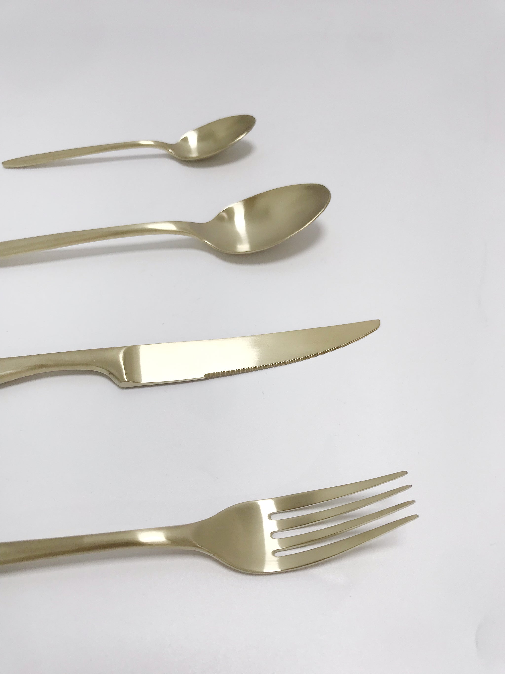 Elegant 4-piece Matte Flatware set