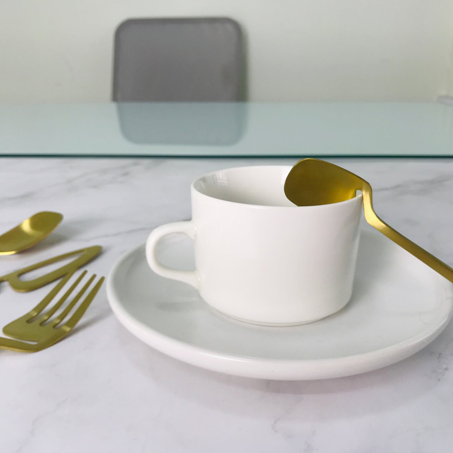 Future type Flatware matte polish